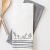 Line Art Duck Embroidery Design