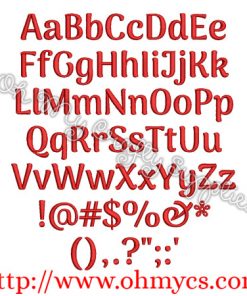 Mad Love Embroidery Font (BX Included)