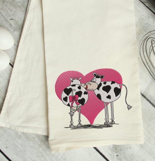 Moo-Love Embroidery Design