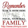 Nice, Normal Family Embroidery Design