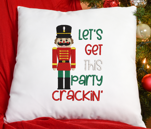 Party Crackin' 2020 Embroidery Design