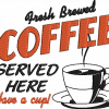 Fresh Brewed Coffee Embroidery Design
