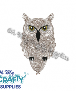 Henna Owl Embroidery Design
