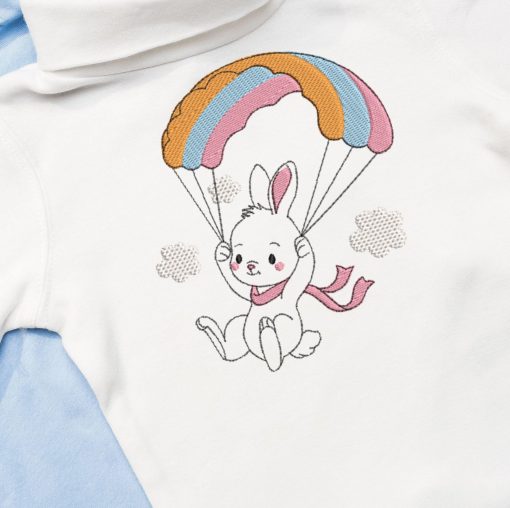 Parachute Bunny 2021 Embroidery Design