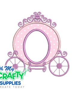 Princess Carriage Applique Design