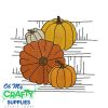 Pumpkins on Porch 711 Embroidery Design