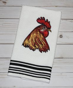 Another Rooster Head Embroidery Design
