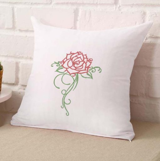 Satin Rose  Embroidery Design