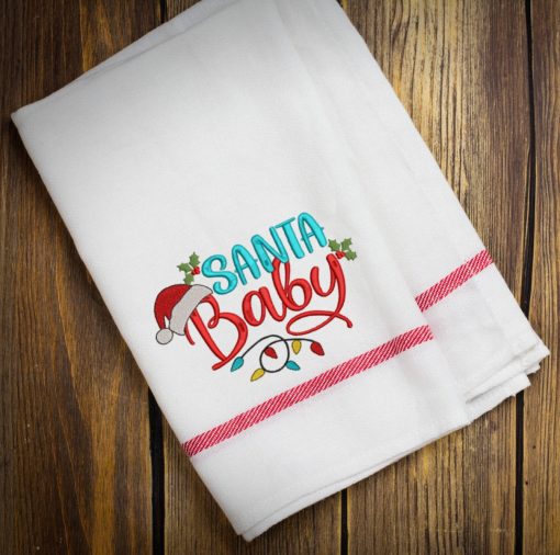 Santa Baby 2020 Embroidery Design