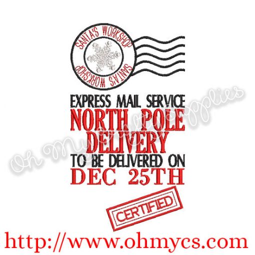 Santa's Workshop Certified Embroidery Design