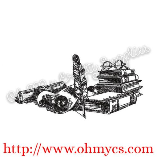 Sketch Books Embroidery Design
