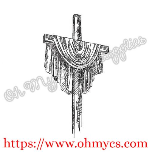 Sketch Cross Embroidery Design
