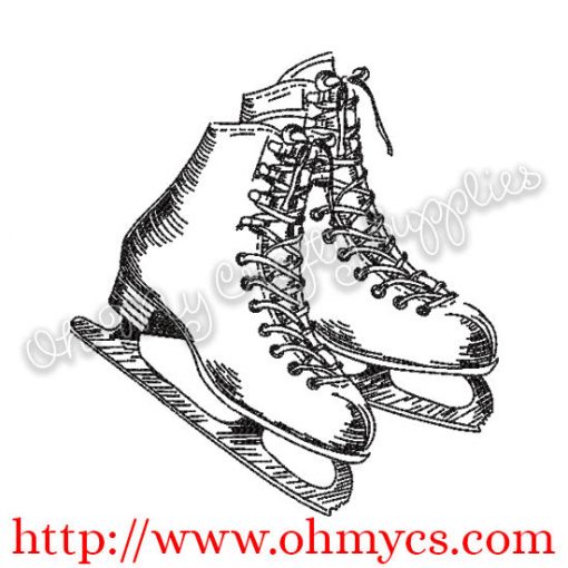 Sketch Skates Embroidery Design