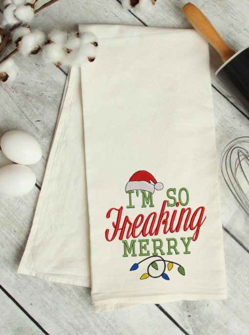 I'm so freaking Merry Embroidery Design