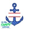 Split Anchor Applique Design