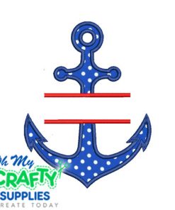 Split Anchor Applique Design