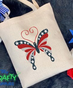 Star Sketch Butterfly Embroidery Design