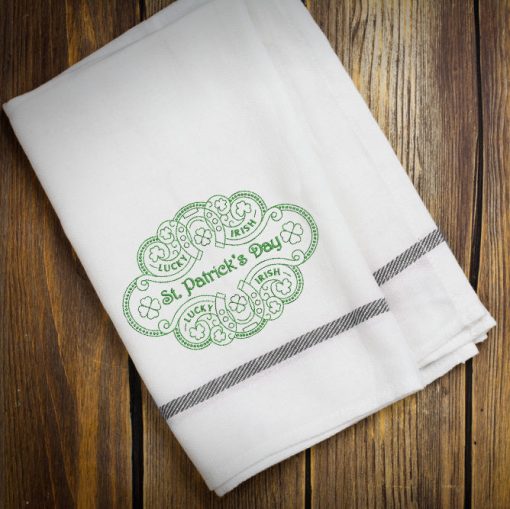 St. Patrick's Day Frame Embroidery Design