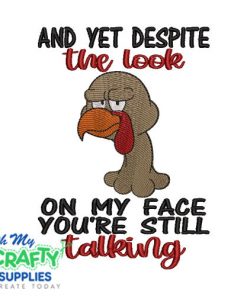 Still Talking 525 Embroidery Design