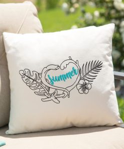 Summer Love Drawing embroidery Design