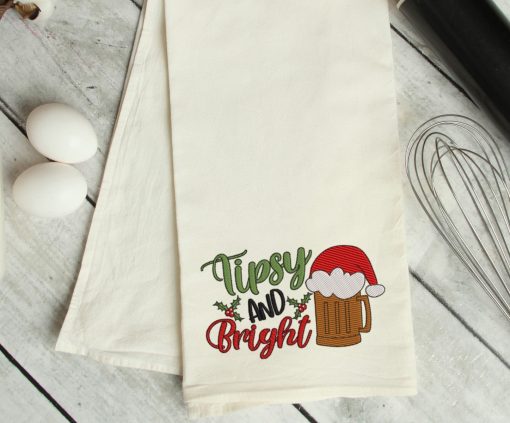 Tipsy and Bright 2020 Embroidery Design