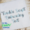 Twinkle Script  Embroidery Font (BX Included) (FL)