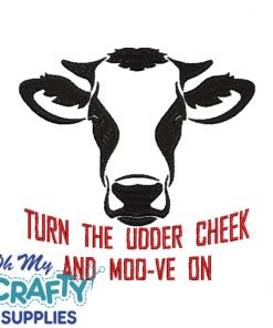Udder Cheek Embroidery Design
