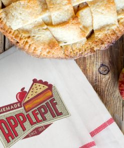 Vintage Apple Pie Embroidery Design