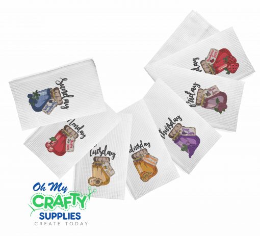 Jam Days of the Week Set Embroidery Designs
