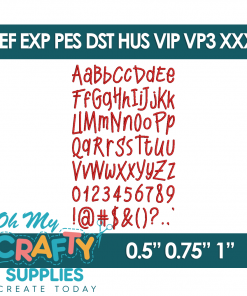 Alternative view of Casual Stitch Embroidery Font (BX Included) (Mashup)