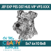 Sketch Miniature Schnauzer 97 Embroidery Design (Fetch)