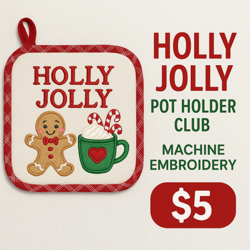 Holly Jolly Pot Holder Club