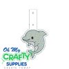 Dolphin Key Fob Embroidery Design (KFC)