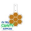 Honeycomb Key Fob Embroidery Design (KFC)